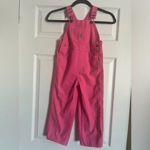 Pink Carhartt overalls